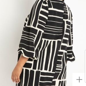 Eloquii Puff Sleeve Easy Tee Dress